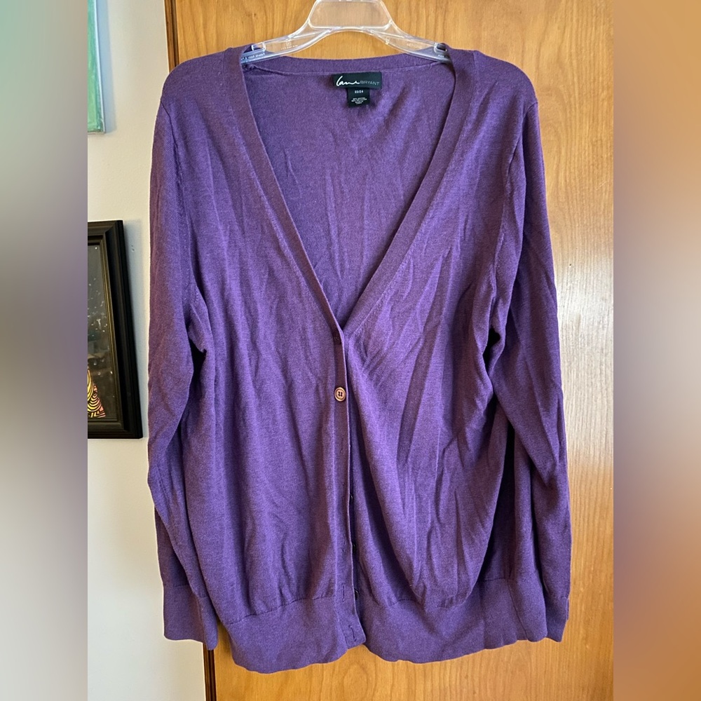Purple lane Bryant cardigan 22/24